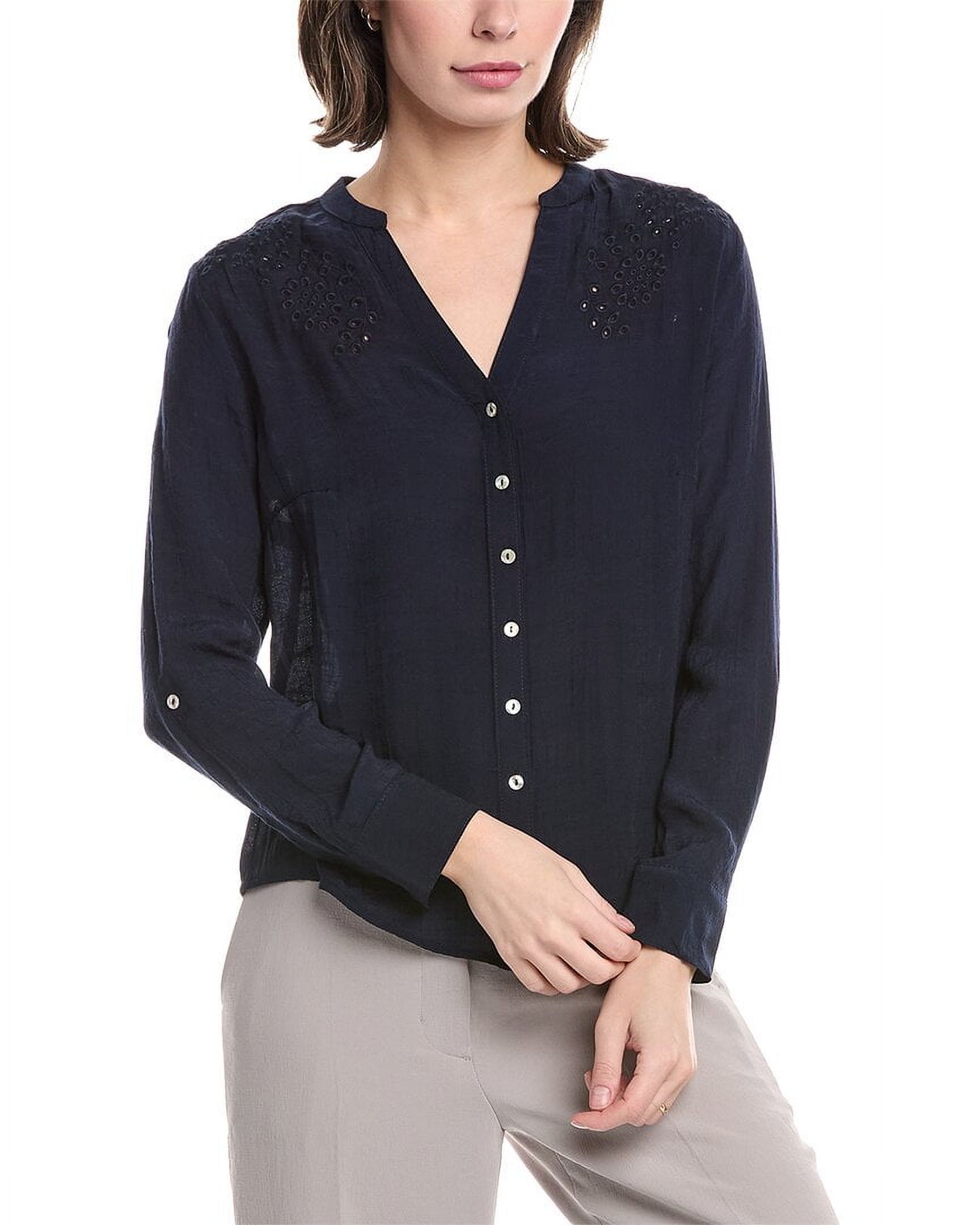 Nanette Nanette Lepore womens Blouse, XL, Blue